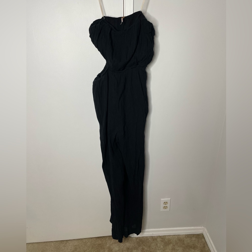 Free People strapless jumpsuit